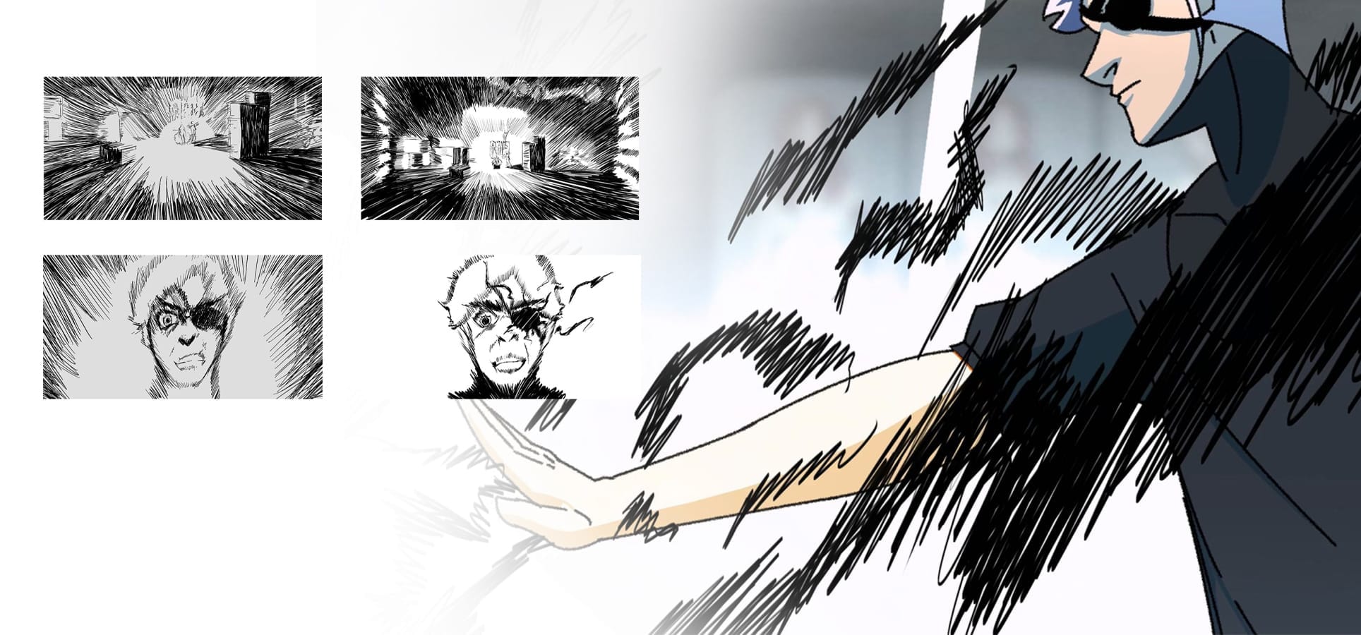 What if we made an entire sequence that looks like an impact frame!
